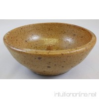 Aunt Chris' Pottery - Hand Made Clay - Individual Apple - Baking and Serving Dish - Convienant Catch All Bowl - Fast Baking Spike - In The Center - Harvest Gold Glazed With Shiny Gloss Finish - B006FR9NEQ